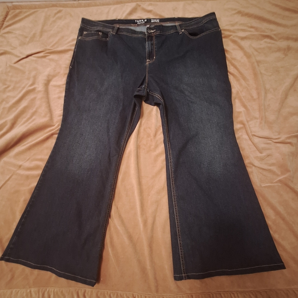 Torrid Super Stretch Jeans Luxe Slim Boot Cut Size 26S